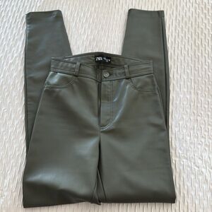 Faux leather Zara pants
